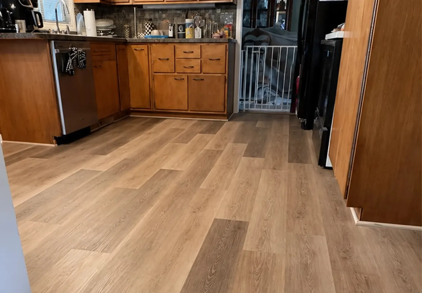 Finished flooring project