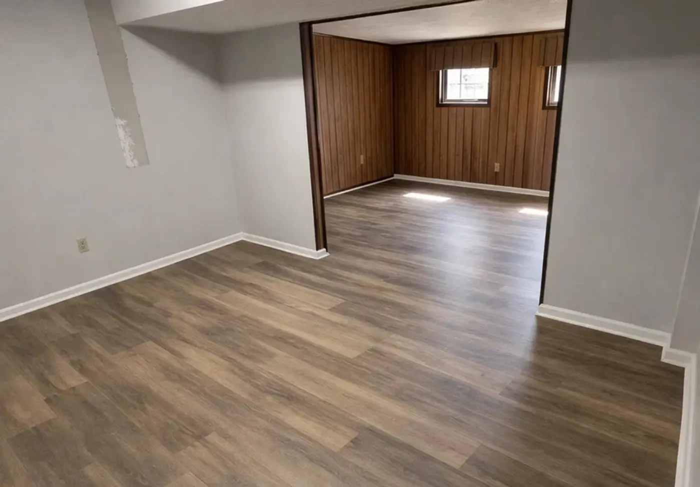 Finished flooring project