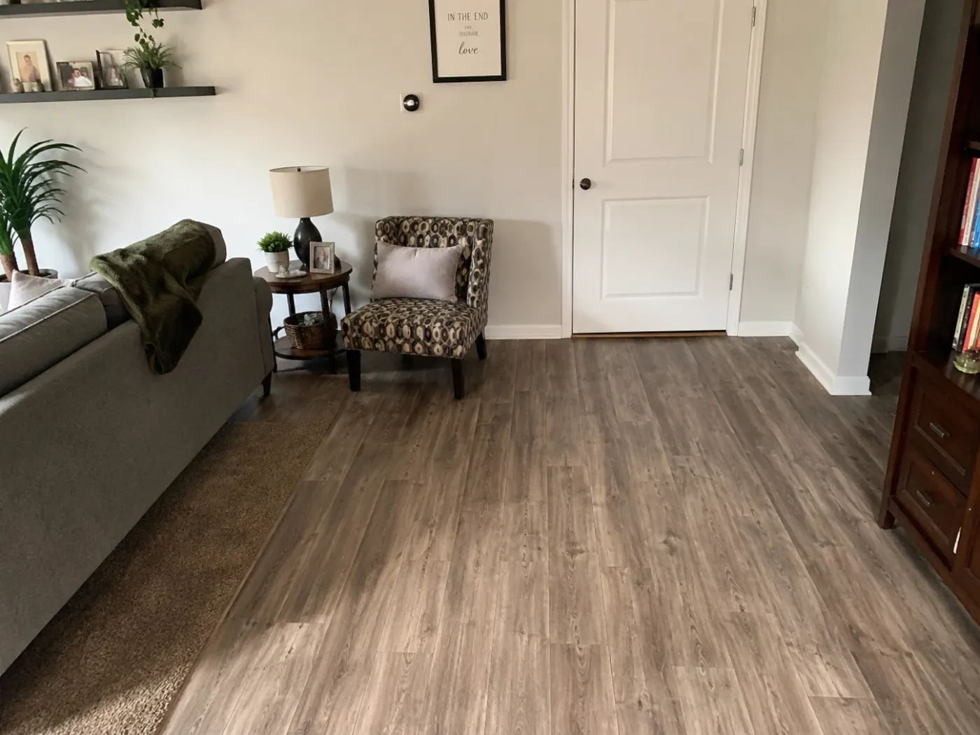 Finished flooring project